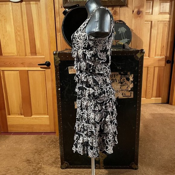 Lulu B Cha Cha Dress XS Stretch Ruffle UPF Cooling Resort NWOT - Picture 4 of 6